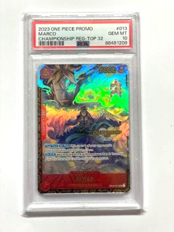 One Piece TCG PSA 10 Promo MARCO Championship Reg-Top 32 OP03-013 SR - 2023 ENG - Image 1