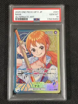 One Piece TCG PSA 10 NAMI OP11-041 L - JAP JAPANESE - Image 1