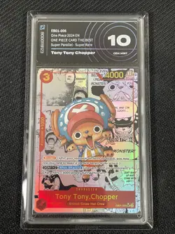 ONE PIECE TCG AiGrading 10 TONY TONY.CHOPPER EB01-006 - ENG ENGLISH MANGA PRB01 - Image 1