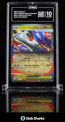 2025 POKEMON MEGA EVOLUTION BLACK STAR PROMOS MEP EN #011 MEGA LATIAS EX TAG 10 - Image 1