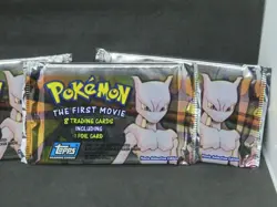 5 1999 Pokemon The First Movie Promotional Pack Trading Cards Blue Logo LOT CP5 - Image 2