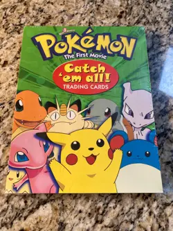 1999 Pokemon The First Movie PROMO Trading Cards UNOPENED SEALED Box Pack - Image 1