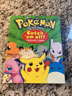 1999 Pokemon The First Movie PROMO Trading Cards UNOPENED SEALED Box Pack - Image 4