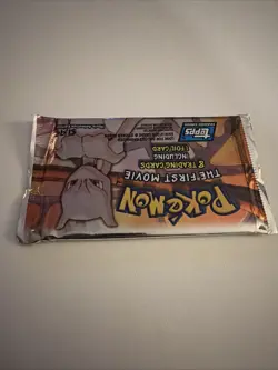 Pokemon "The First Movie" Sealed Unopened Trading Card Blue Topps Logo- 1998 - Image 2