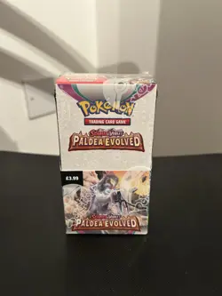 Pokemon TCG Paldea Evolved Half Booster Box 18 Packs Brand New Sealed - Image 1