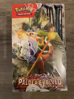 Pokemon TCG Paldea Evolved Half Booster Box Brand New Sealed (18 Packs) See Desc - Image 2