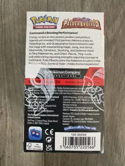 Pokemon TCG Paldea Evolved Half Booster Box Brand New Sealed (18 Packs) See Desc - Image 3