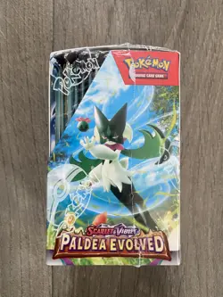 Pokemon TCG Paldea Evolved Half Booster Box Brand New Sealed (18 Packs) See Desc - Image 4