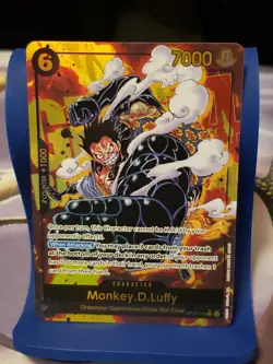 One Piece Monkey D Luffy Card Alt Art OP10-118 SEC Black English Parallel TCG - Image 2