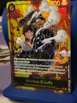 One Piece Monkey D Luffy Card Alt Art OP10-118 SEC Black English Parallel TCG - Image 3