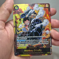One Piece Monkey D Luffy Card Alt Art OP10-118 SEC Black English Parallel TCG - Image 3