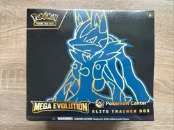 Pokemon TCG Mega Evolution Pokemon Center ETB Lucario & Gardevoir Pair Sealed - Image 2
