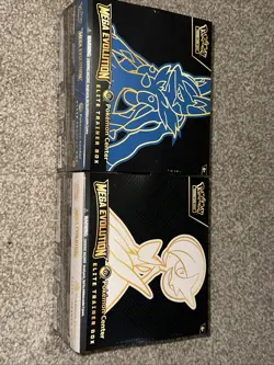 Pokemon TCG Mega Evolution Pokemon Center ETB Set Lucario Gardevoir - Image 1