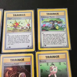 Lot Of 12 Vintage Pokemon Cards - Trainers - 1st Edition - Fossil - Team Rocket - Image 4
