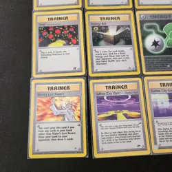 Lot Of 12 Vintage Pokemon Cards - Trainers - Neo Genesis - Team Rocket - Neo - Image 2