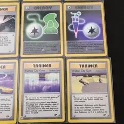 Lot Of 12 Vintage Pokemon Cards - Trainers - Neo Genesis - Team Rocket - Neo - Image 3