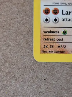 Pokemon Card - Brock's Rhydon Gym Heroes 2/132 Holo Rare - Image 2