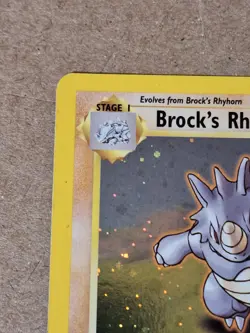 Pokemon Card - Brock's Rhydon Gym Heroes 2/132 Holo Rare - Image 5