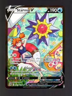 2022 POKEMON TCG ASTRAL RADIANCE V TG13/TG30 STARMIE TRAINER GALLERY FULL ART - Image 1