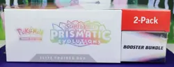 Pokemon TCG PRISMATIC EVOLUTIONS Costco Bundle ETB + BOOSTER BUNDLE *NEW SEALED* - Image 3