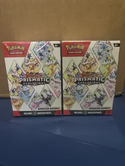 Pokemon TCG: Prismatic Evolutions - Booster Bundle - Lot of 2 - SEALED - Image 1