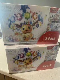 Pokemon TCG Prismatic Evolutions Costco Bundle ETB + Booster Bundle Sealed - Image 1