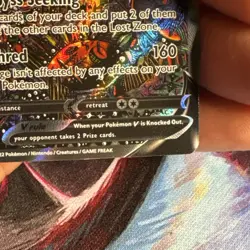 Pokemon TCG Giratina v 186/196 2022 Lost Origin Alt Full Art Mint/Nm Condition - Image 5