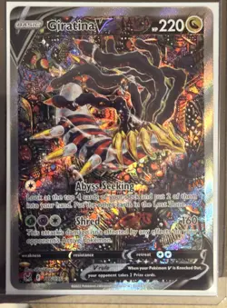 Pokemon TCG Giratina v 186/196 2022 Lost Origin Alt Full Art Mint/Nm Condition - Image 1