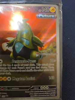 Pokemon TCG Promo - Iron Thorns SVP 098 Pokemon Center Stamp Sealed - Image 2