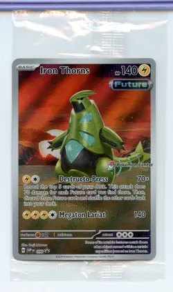 Iron Thorns SVP 098 Black Star Promo Pokemon Center Stamp Sealed #1 Pokemon TCG - Image 1