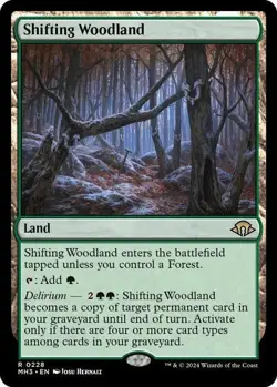 MTG Shifting Woodland - MH3 Modern Horizons 3 NM - Image 1