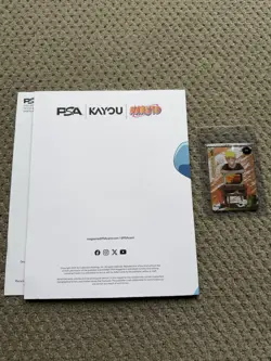 PSA Magazine x Kayou Exclusive NARUTO UZUMAKI PROMO CARD and Magazine Base Cover - Image 4
