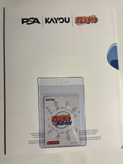 PSA Magazine x Kayou Exclusive NARUTO UZUMAKI PROMO CARD and Magazine Base Cover - Image 2