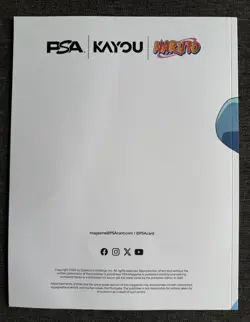PSA Magazine x Kayou Exclusive NARUTO UZUMAKI PROMO CARD and Magazine Base Cover - Image 2