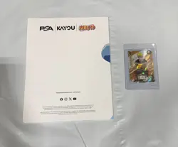 PSA Magazine x Kayou Exclusive NARUTO UZUMAKI PROMO CARD and Magazine Base Cover - Image 2
