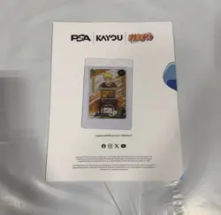 PSA Magazine x Kayou Exclusive NARUTO UZUMAKI PROMO CARD and Magazine Base Cover - Image 4