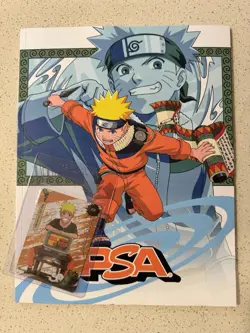 PSA Magazine x Kayou Exclusive NARUTO UZUMAKI PROMO CARD and Magazine Base Cover - Image 1