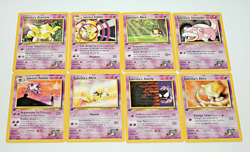 Pokemon Sabrina's Drowzee Haunter Gastly Kadabra Abra 8-Card LP Lot 1st Edition - Image 2