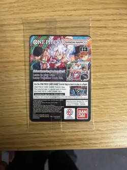 One Piece Monkey D. Luffy US Voyage College Basketball Promo Card Sealed - Image 2