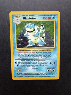 Pokemon Cards: Blastoise 2/102: Base Set Rare Holo: MP - Image 1