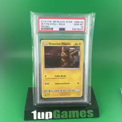 PSA 10 Detective Pikachu SM190 Pokemon Card Black Star Promo 2019 GEM MINT - Image 1