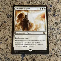 Shielded by Faith 8 Commander 2015 Regular NM MTG TCG CARD - Image 1
