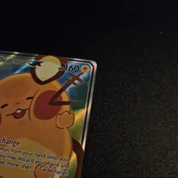 Pokemon Dedenne GX TCG Alternate Art Holo Card 195a/214 - Image 3