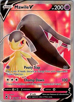 Mawile V - 178/195 - Pokemon Silver Tempest Sword & Shield Full Art Card NM - Image 1