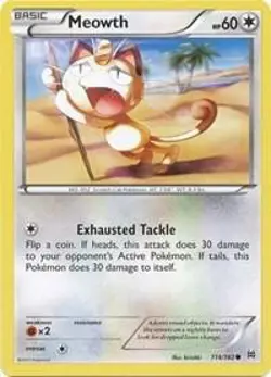 Meowth XY - BREAKthrough 114/162 NM English Pokemon Card - Image 1