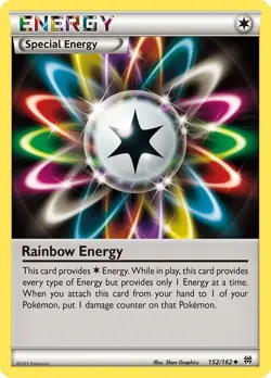 Rainbow Energy XY - BREAKthrough 152/162 NM English Pokemon Card - Image 1