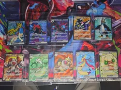 POKEMON FULL ART ENGLISH LOT (10 CARDs) NEAR MINT - Image 1