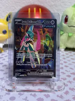 Pokemon TCG Iron Valiant EX Paradox Rift 249/182 Special Illustration Rare Card - Image 1
