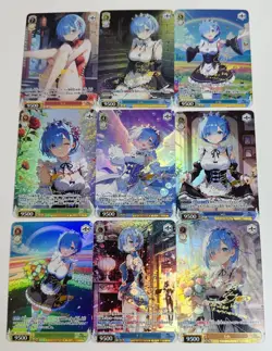 9 Rem Waifu Card ACG Anime Goddess Story Doujin -k19 - Image 1