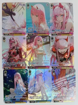 9 Zero Two Waifu Card ACG Anime Goddess Story Doujin -k18 - Image 1